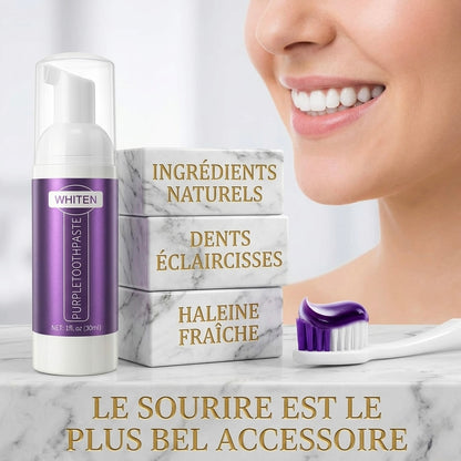Dentifrice Violet V34 Blanchissant Pour Dents Et Haleine