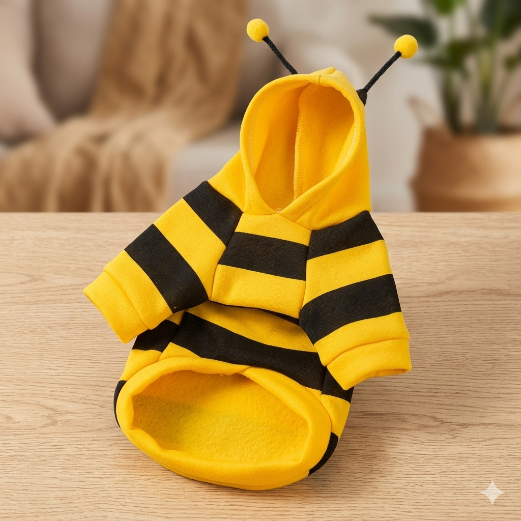 Déguisement Abeille Pour Chien Et Chat Hiver Douillet