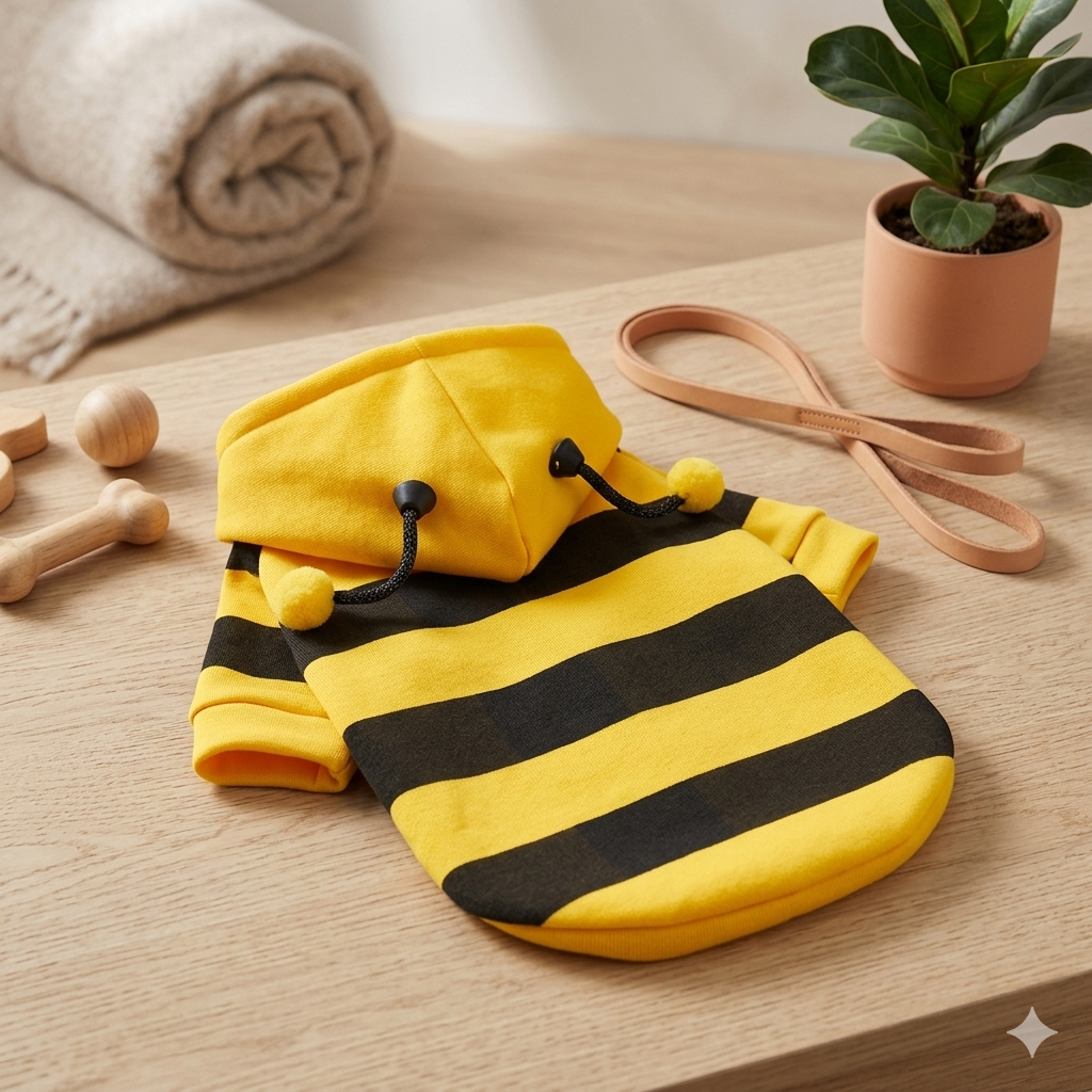 Déguisement Abeille Pour Chien Et Chat Hiver Douillet