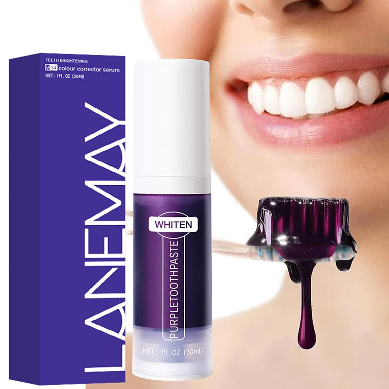 Dentifrice Violet V34 Blanchissant Pour Dents Et Haleine