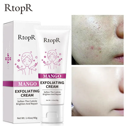 Crème Exfoliante Visage Mangue – Nettoyante et Éclaircissante