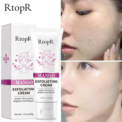 Crème Exfoliante Visage Mangue – Nettoyante et Éclaircissante